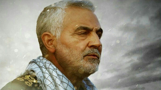 عکس/ تصویر دیده نشده از حاج‌قاسم سلیمانی بعد از شرکت در انتخابات ۹۶